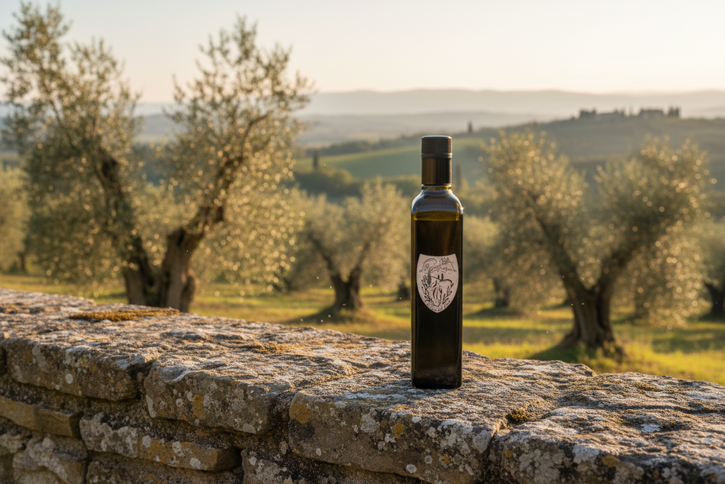 Poggio Madonna – Toskana, Flasche im Fokus